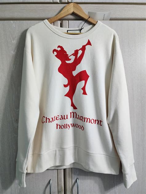 chateau marmont hollywood gucci sweatshirt|Gucci's Chateau Marmont Collection .